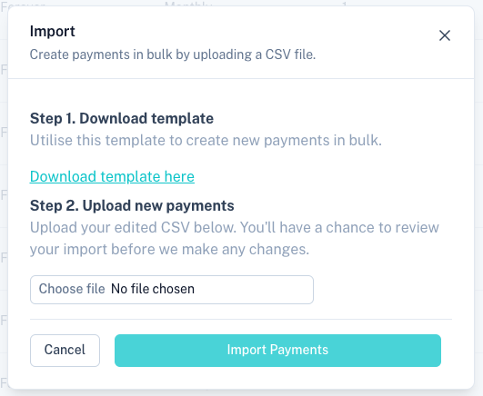 Import Collection CSV