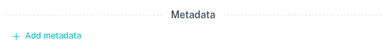 Metadata