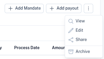 Bank Account Actions