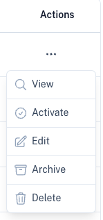 Product Actions