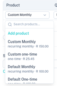 Select Product