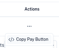 Pay Button Actions
