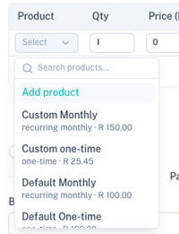 Select Product