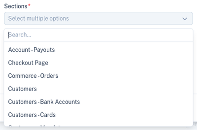 Token Sections