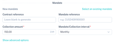 EFT Debit Order Mandate