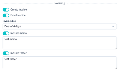 Collection Invoicing