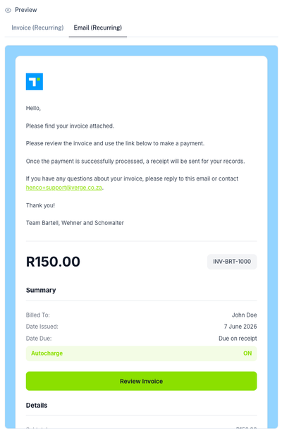 Email Preview
