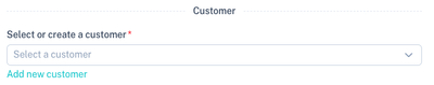 Select Customer