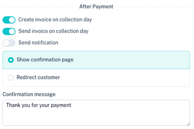 After Authorisation