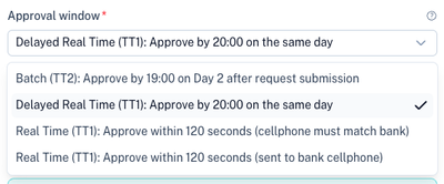 Approval Window