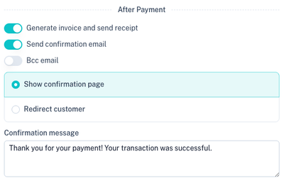 After Payment