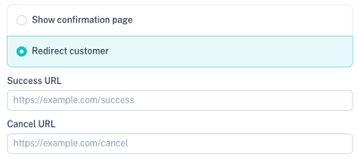 Redirect Customer