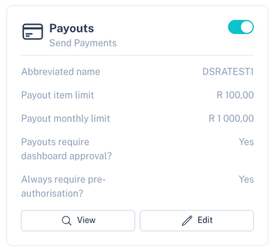 Payout Payment Method