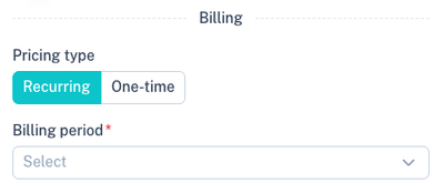 Product Billing