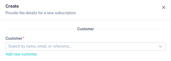 Select Customer