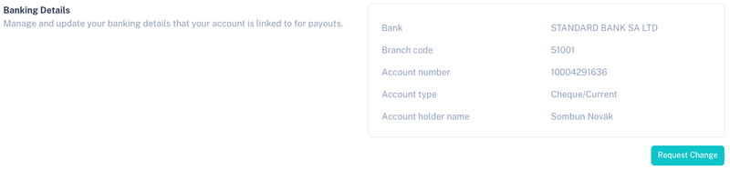 Banking Details