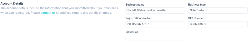 Account Details