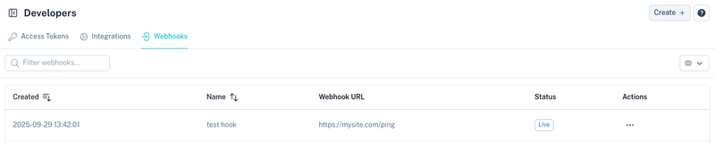 Webhooks